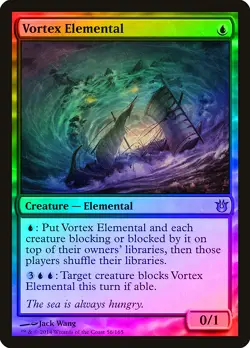 Vortex Elemental FOIL Born of the Gods NM Blue Uncommon MAGIC CARD ABUGames - Image 1