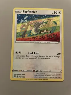 Farfetch'd 115/172 NM / M - B2G1F Brilliant Stars Pokemon Card - Tomokazu Komiya - Image 1