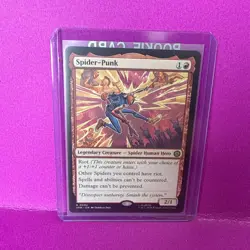 Spider Punk - N/M - Spider Man - MTG Magic The Gathering Card - Image 1