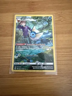 Pokemon Vaporeon Holo Card TG02/TG30 Brilliant Stars SWSH NM/M Condition - Image 1