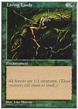 Living Lands ~ Near Mint 5th Edition Fifth MTG Magic UltimateMTG Green Card - Image 1