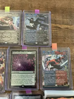 Spider-Man Magic The Gathering Collector Booster Card Lot - Mythic, Rare,... - Image 4