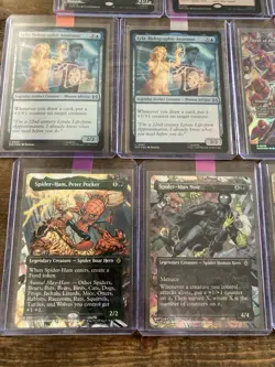 Spider-Man Magic The Gathering Collector Booster Card Lot - Mythic, Rare,... - Image 5