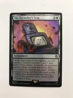 The Toymaker's Trap Foil MTG Magic the Gathering Card NM Near Mint WHO - Image 1