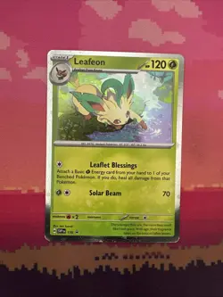 Pokemon Card Leafeon Black Star Promo 170 Cosmo Holo Near Mint - Image 1