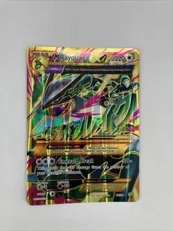 Pokemon JUMBO/Oversized Card Mega M Rayquaza EX Full Art XY 98/98 - Image 1