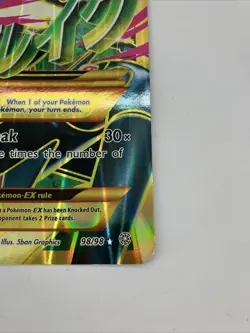Pokemon JUMBO/Oversized Card Mega M Rayquaza EX Full Art XY 98/98 - Image 4