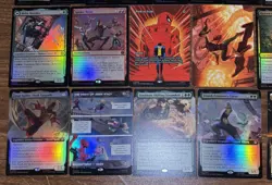 MTG Marvel Spiderman Lot Of 60 Collector Booster Cards: Rare, Mythic, U, C, L, T - Image 2