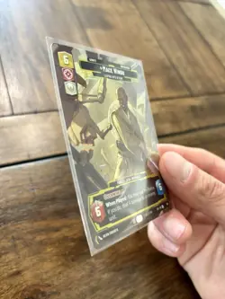 Star Wars Unlimited LotF Prestige Foil Card LOF1102 Mace Windu - Image 3