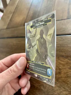 Star Wars Unlimited LotF Prestige Foil Card LOF1102 Mace Windu - Image 4