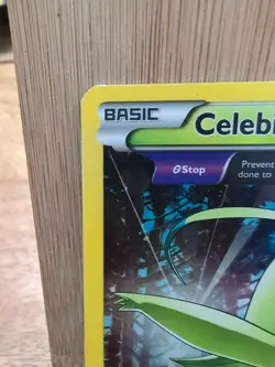 Celebi XY93 - Holo Swirl - Black Star Promo - 2015 Pokemon Card - LP - Image 2