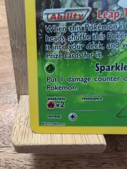 Celebi XY93 - Holo Swirl - Black Star Promo - 2015 Pokemon Card - LP - Image 3