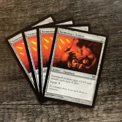 MTG 4x Tormentor's Trident x4 LP Avacyn Restored - Image 1