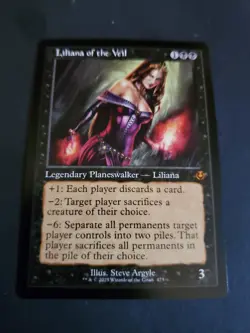 Liliana of the Veil (Retro Frame) Innistrad Remastered Regular MTG NM - Image 1