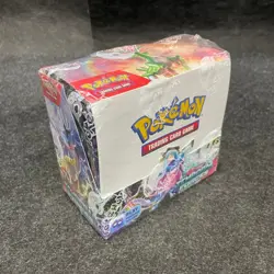 POKEMON Scarlet and Violet Temporal Forces Booster Box, Sealed Box is Worn - Image 1