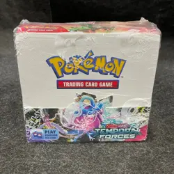 POKEMON Scarlet and Violet Temporal Forces Booster Box, Sealed Box is Worn - Image 2