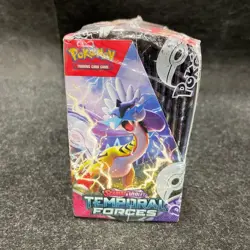 POKEMON Scarlet and Violet Temporal Forces Booster Box, Sealed Box is Worn - Image 5