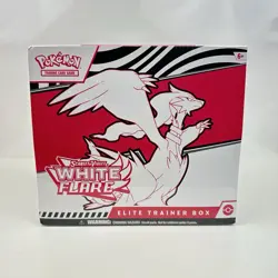 NEW/SEALED Pokemon TCG WHITE FLARE ETB Elite Trainer Box - See Description - Image 1