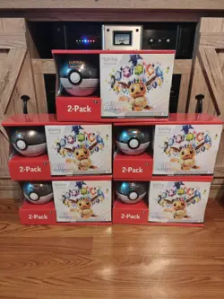 5x POKEMON PRISMATIC EVOLUTIONS ETB TRAINER BOX & POKEBALL SAMS CLUB BUNDLE - Image 1