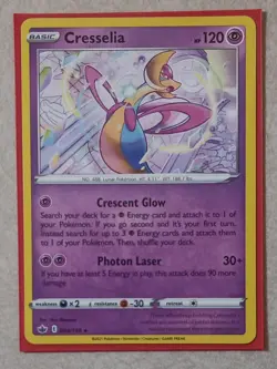 Pokemon TCG Cresselia 064/198 - Non Holo Rare - Chilling Reign NM/M - Image 1