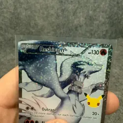 Reshiram Celebrations Classic Collection 113/114 Holo Ultra Rare Pokemon TCG - Image 2