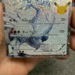Reshiram Celebrations Classic Collection 113/114 Holo Ultra Rare Pokemon TCG - Image 3