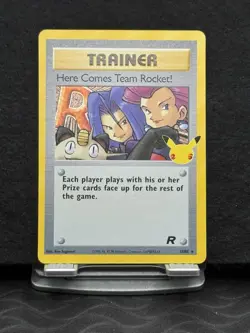 Pokemon TCG Here Comes Team Rocket! Celebrations: Classic Collection 15/82 Holo - Image 1