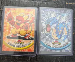 Topps Pokemon Series 3 #126 Magmar & #130 Gyarados Set LP - Image 1