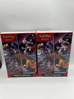 Pokemon TCG Destined Rivals Booster Bundle Lot of 2 NEW SEALED IN HAND - Image 1