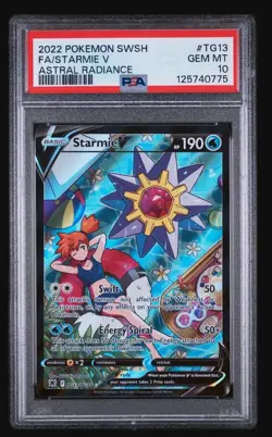 Pokemon Starmie V Astral Radiance Trainer Gallery Full Art #TG13 PSA 10 Gem Mint - Image 1
