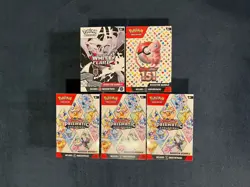Lot Of 5 Booster Bundles 3 Prismatic 1 Pokemon 151 1 White Flare - Image 1