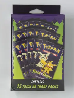 Pokemon Trick or Trade Booster Pack box - 15 Packs 2025 NEW Sealed Box - Image 1