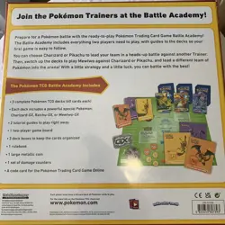 Pokemon TCG: Battle Academy Box Three Full Decks Pikachu Mewtewo Charizard 820650807893 - Image 2