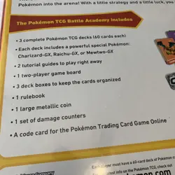 Pokemon TCG: Battle Academy Box Three Full Decks Pikachu Mewtewo Charizard 820650807893 - Image 4