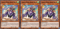 Yugioh! - 3x Goblin Biker Boom Mach - PHNI-EN010- Phantom Nightmare - 1'st Ed. - Image 1