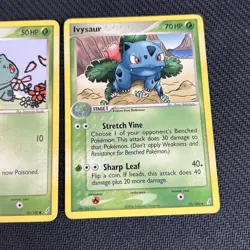 Bulbasaur 45/100 Ivysaur 35/100 EX Crystal Guardians Pokemon Card English 2 - Image 3