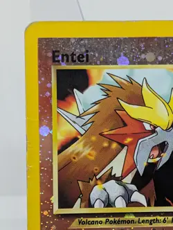 Pokemon Card Entei 34 Black Star Promo Movie Reverse Holo Rare HP SWIRL - Image 4