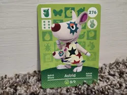 Astrid #276 - Amiibo Card - Animal Crossing Series 1 - Authentic Nintendo - Image 1