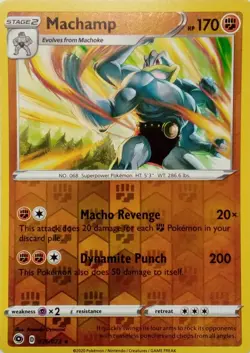 026/073 MACHAMP REVERSE HOLO CHAMPIONS PATH POKEMON CARD - Image 1
