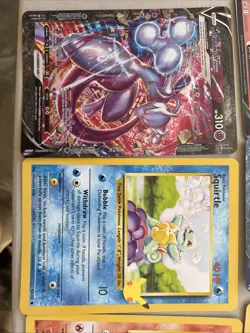 Pokemon Cards Jumbo LOT of 15 Mewtwo Holo Pikachu Bulbasaur Squirtle Bundle - Image 4
