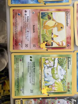 Pokemon Cards Jumbo LOT of 15 Mewtwo Holo Pikachu Bulbasaur Squirtle Bundle - Image 5