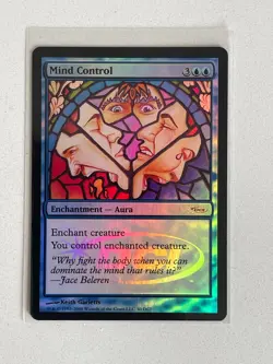 FOIL Mind Control | Wizard's Play Network WPN / DCI 2009 Lim Ed. MTG Magic Cards - Image 1