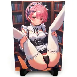 Re: Zero Ram Sexy Hot Anime Waifu Girl Doujin Lewd Goddess Story ACG Art Card - Image 1