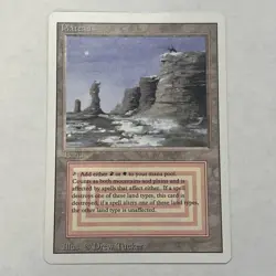 Magic the Gathering Plateau Revised Edition Dual Land- Clean Front & Back - Image 1