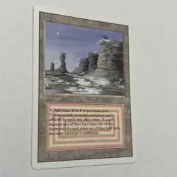 Magic the Gathering Plateau Revised Edition Dual Land- Clean Front & Back - Image 2