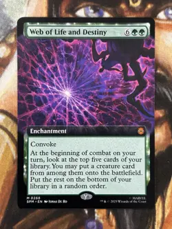 Web of Life and Destiny (Extended Art) Marvel's MTG Spider-Man Regular - NM 🔥 - Image 1