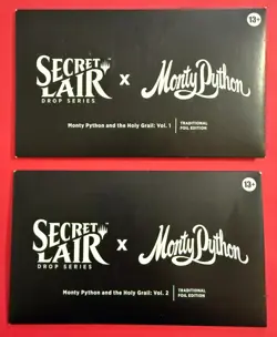Magic The Gathering: Secret Lair x Monty Python Vol. 1 & Vol.2 Foil New/Sealed - Image 1