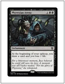 1x Phyrexian Arena, Murders at Karlov Manor Commander, Magic MTG NM - Image 1