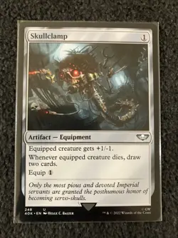 Magic The Gathering MTG - Skullclamp - Universes Beyond: Warhammer 40k - Image 1