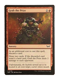 MTG Grab the Prize - Duskmourn #138 - Near Mint - Image 1